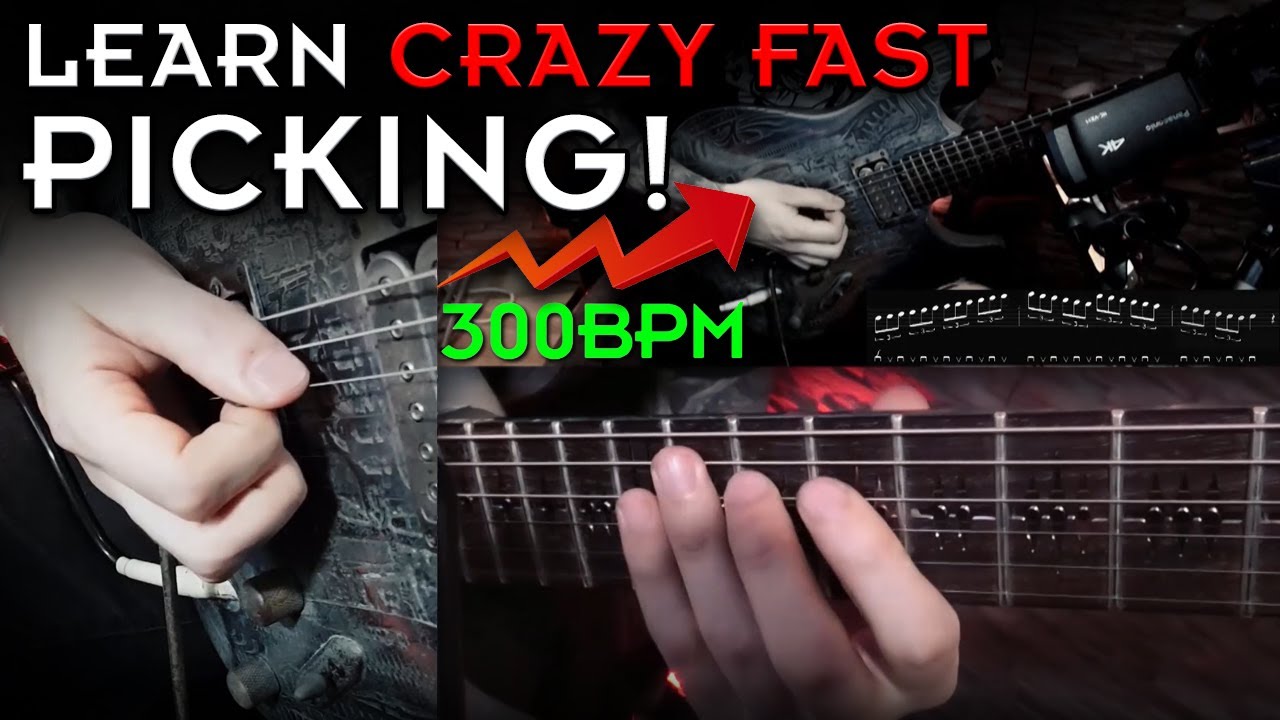 300 BPM Speed Picking | Technique Analysis & Demonstration