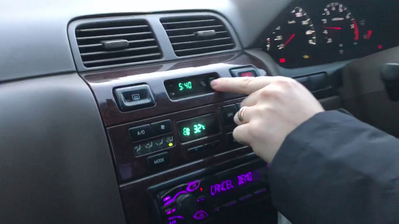 Пособие по установке часов с температурой на Nissan Cefiro A32, от maxima a32