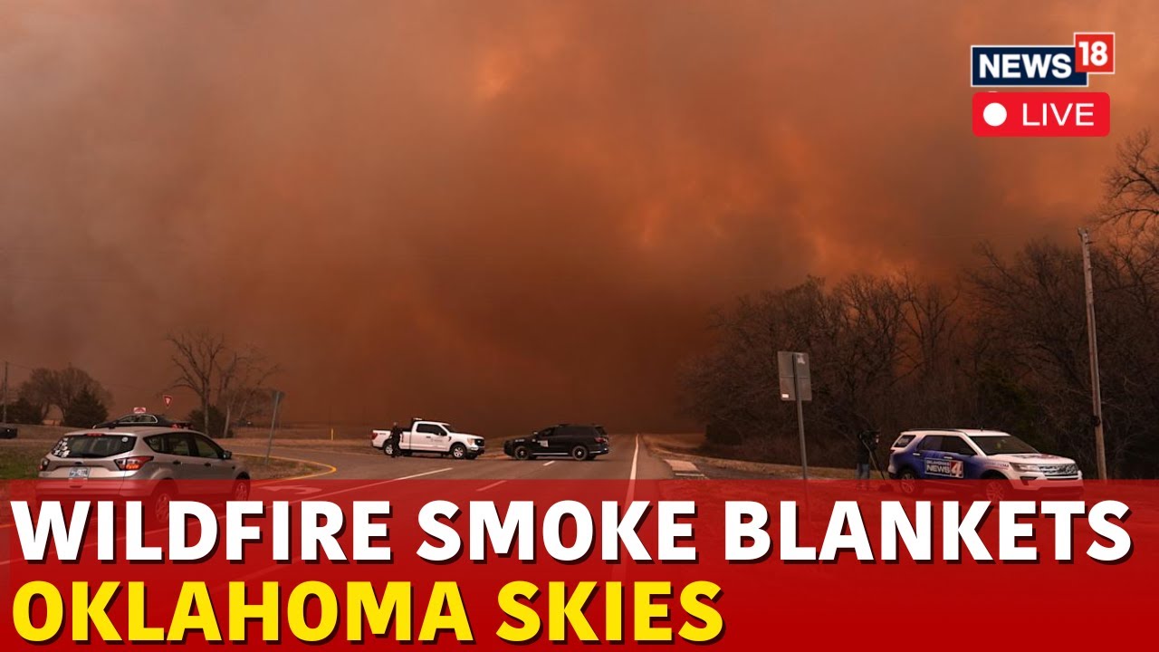 Oklahoma Wildfire LIVE | Wildfires Fueled By Dry Conditions Quickly Spread Across Oklahoma | N18G