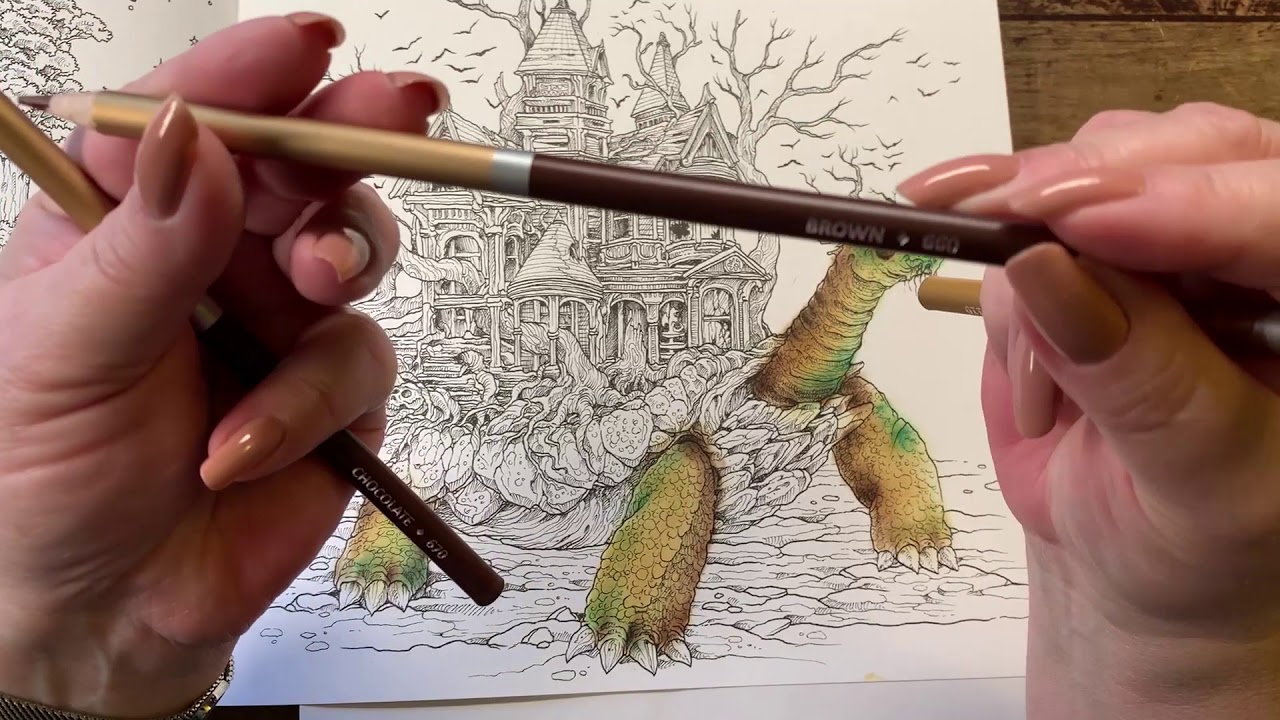Adult Coloring - Worlds within Worlds
