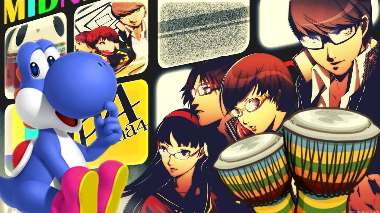 Adding Yoshi drums to unfitting music: Persona 4 fog theme (Who's There)