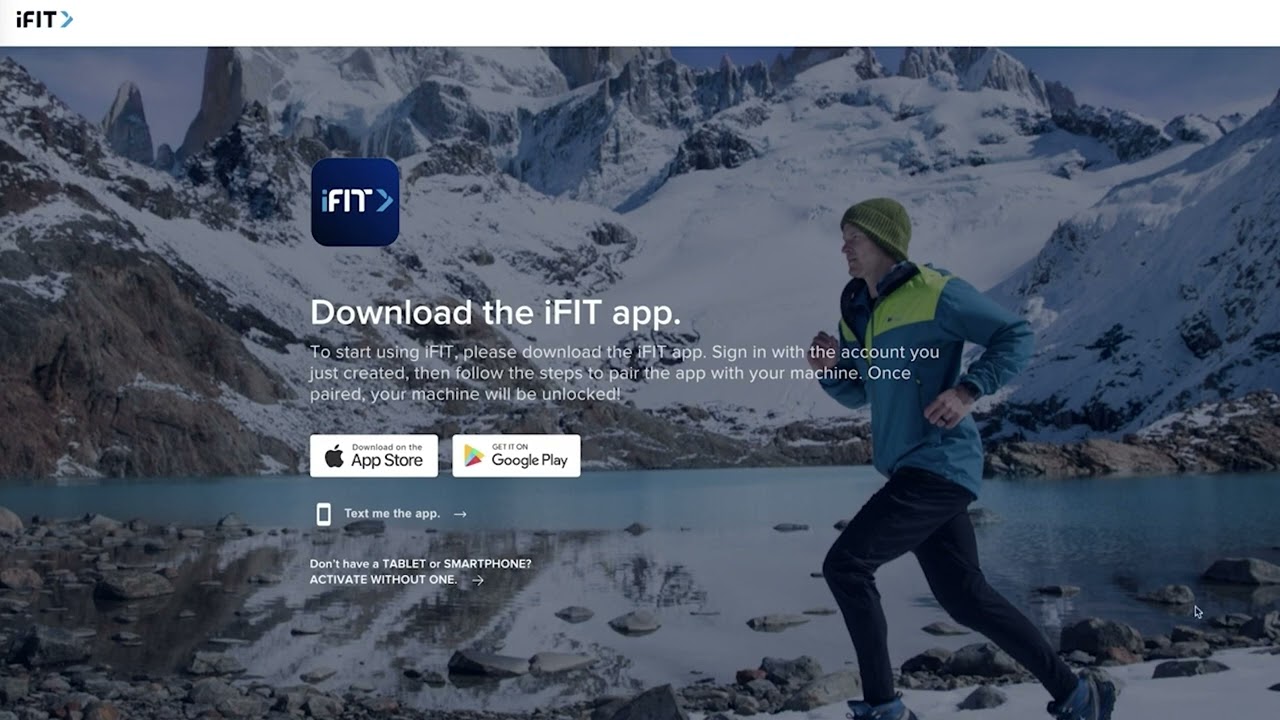 Creating an iFIT Account
