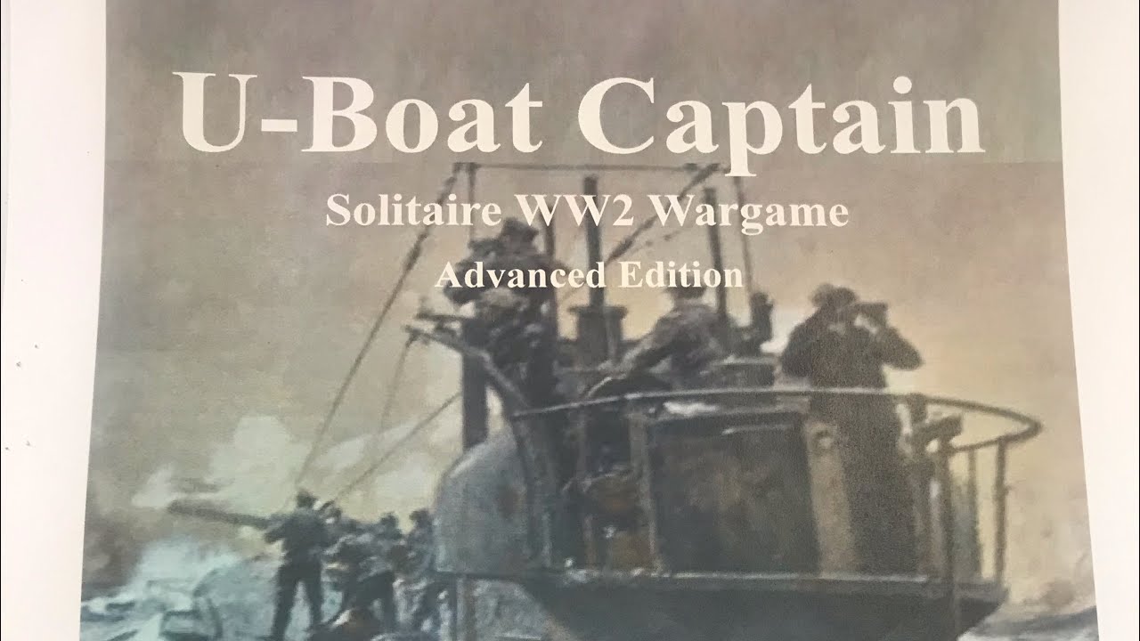 U-Boat Captain solitaire WW2 Wargame