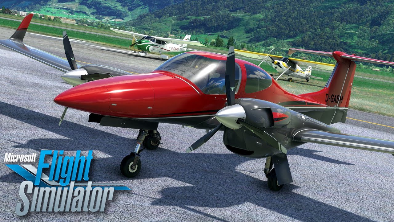 Серия Cows DA-42 — первый обзор! — MSFS
