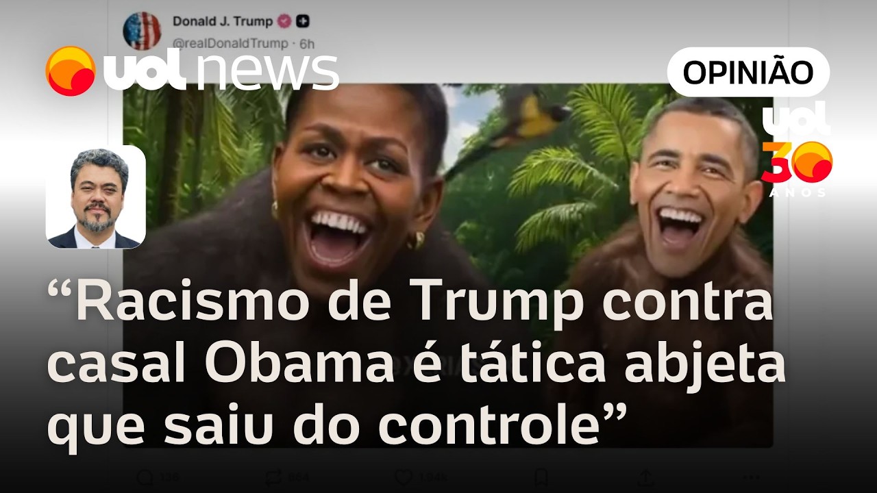 Racismo de Trump contra casal Obama é tática desprezível de distração que saiu do controle |Sakamoto