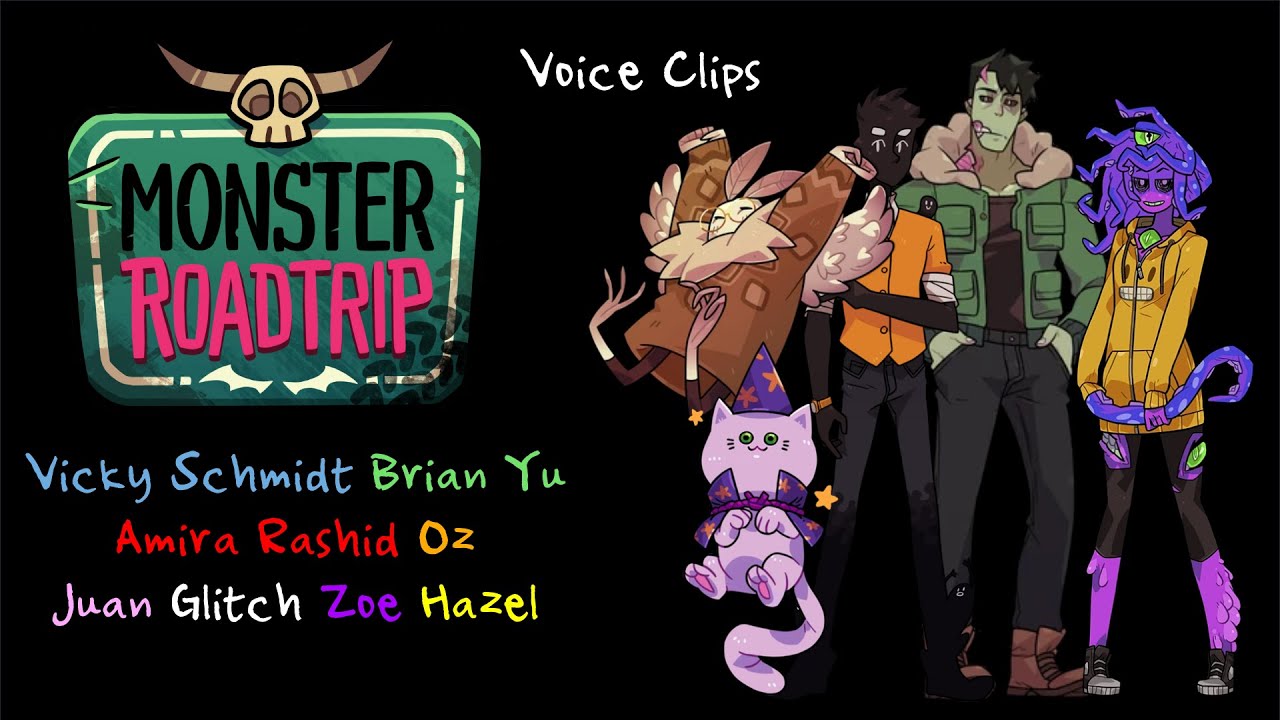 Monster Roadtrip ~ All Playable Characters Voice Clips (including DLC) ~ [version 1.32a]
