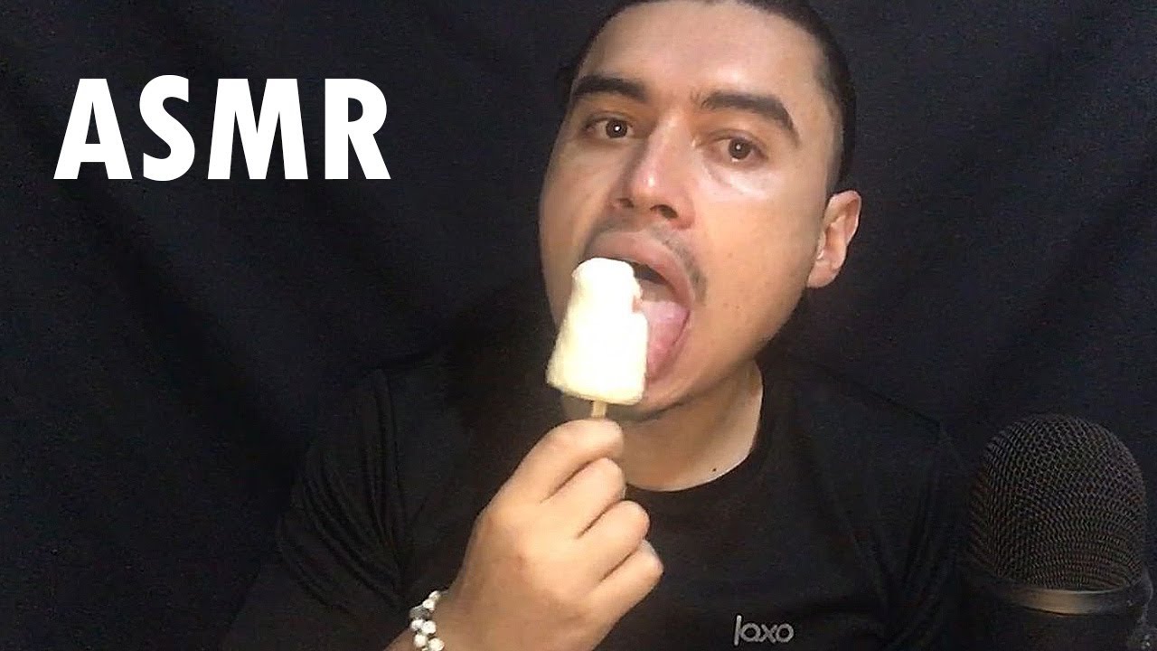 ASMR LAMIENDO HELADOS | Queso con bocadillo & Mora (Sonidos Comiendo en Español) DIEGO COME