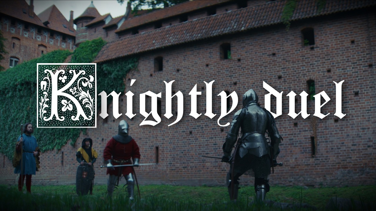 Knightly duel in the moat of Malbork / Marienburg | realistic, non-choreographed medieval combat