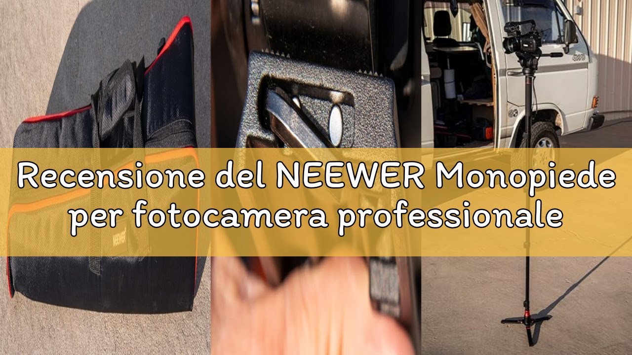 Recensione del NEEWER Monopiede per fotocamera professionale con piedi, 179 cm, telescopico, portati