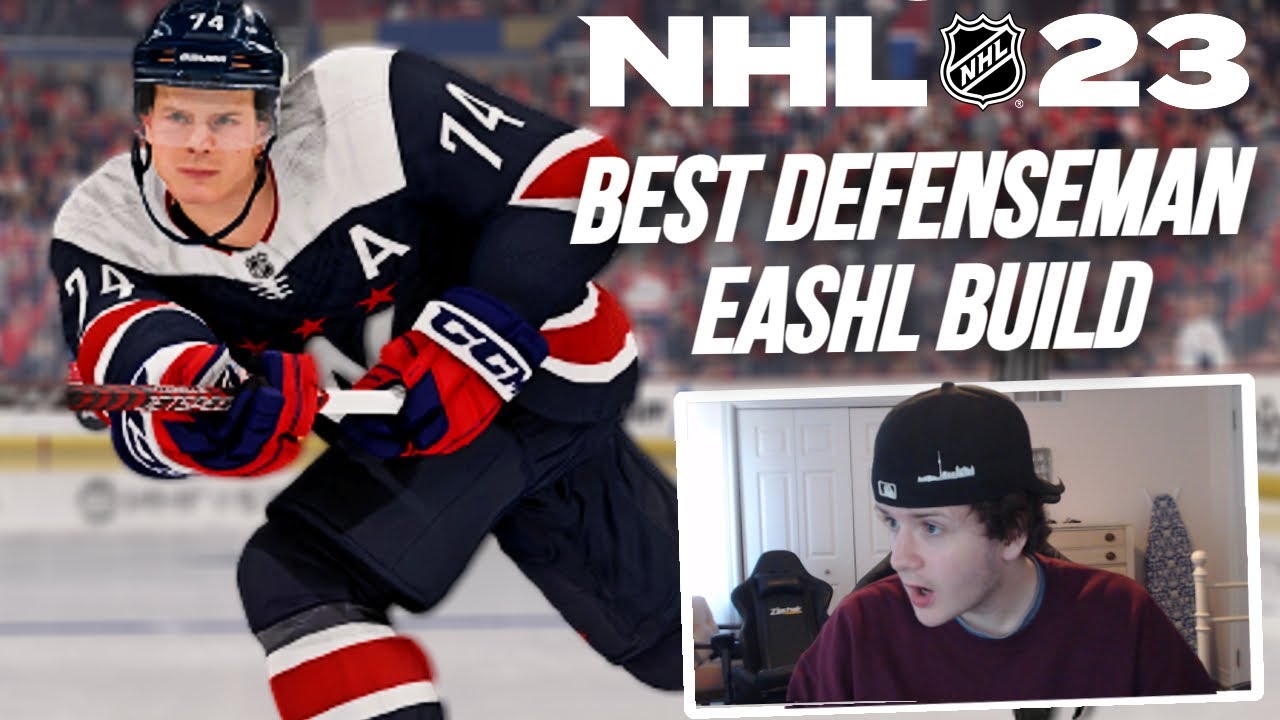 NHL 23 - BEST EASHL DEFENSEMAN BUILD FROM A PRO PLAYER! (Breakdown)
