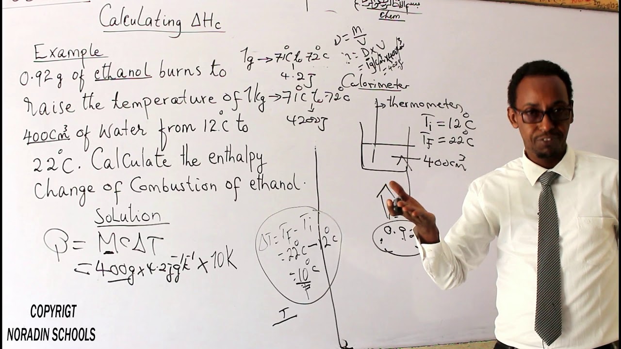 F4: Chemistry / Chapter: Enthalpy Change / Lecturer: Mustafe Indho