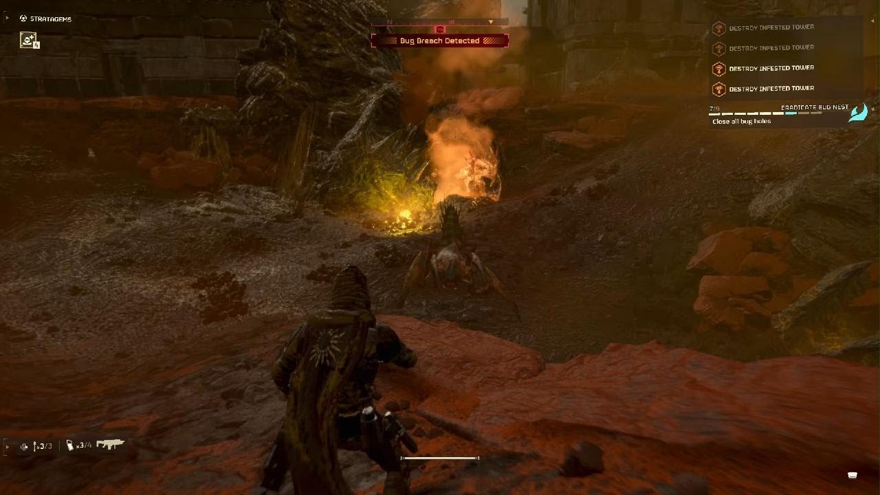 Called for a little infestation problem? (5 star solo difficulty 10 bugs)