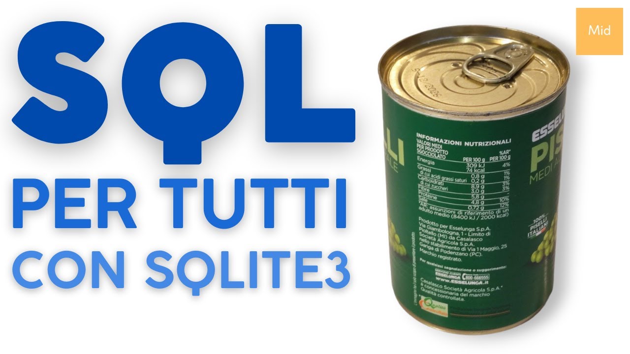 SQL per tutti con Sqlite3
