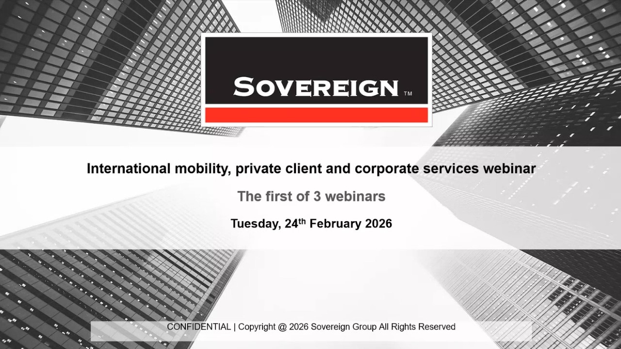Webinar 1 - International Mobility, Private Client and Corporate Services – a Webinar Trilogy 2026