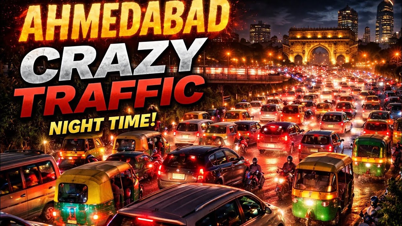Ahmedabad Crazy Traffic 