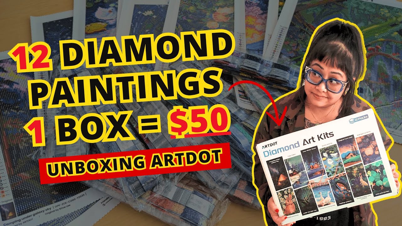 Budget friendly set of diamond paintings? | Nature's Gemstone Gallery Diamond Painting Kit | Artdot