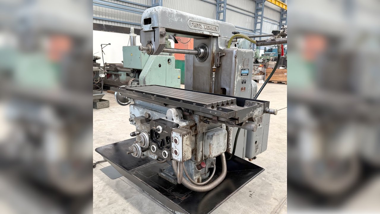 Fritz Werner (Germany) Horizontal Milling Machine - Table 905 mm x 300 mm