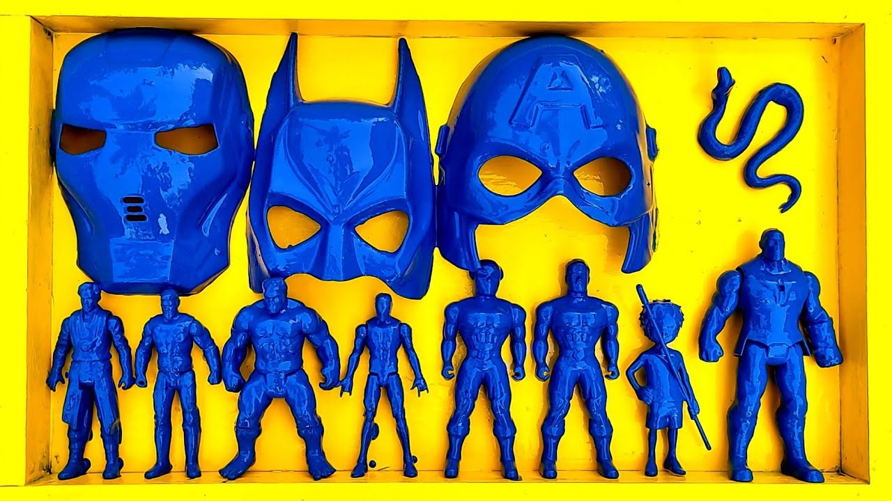 Cleans Superheroes, Spiderman, Captain America, Iron Man, Batman, Superman, Thanos, Thor, Ant-Man