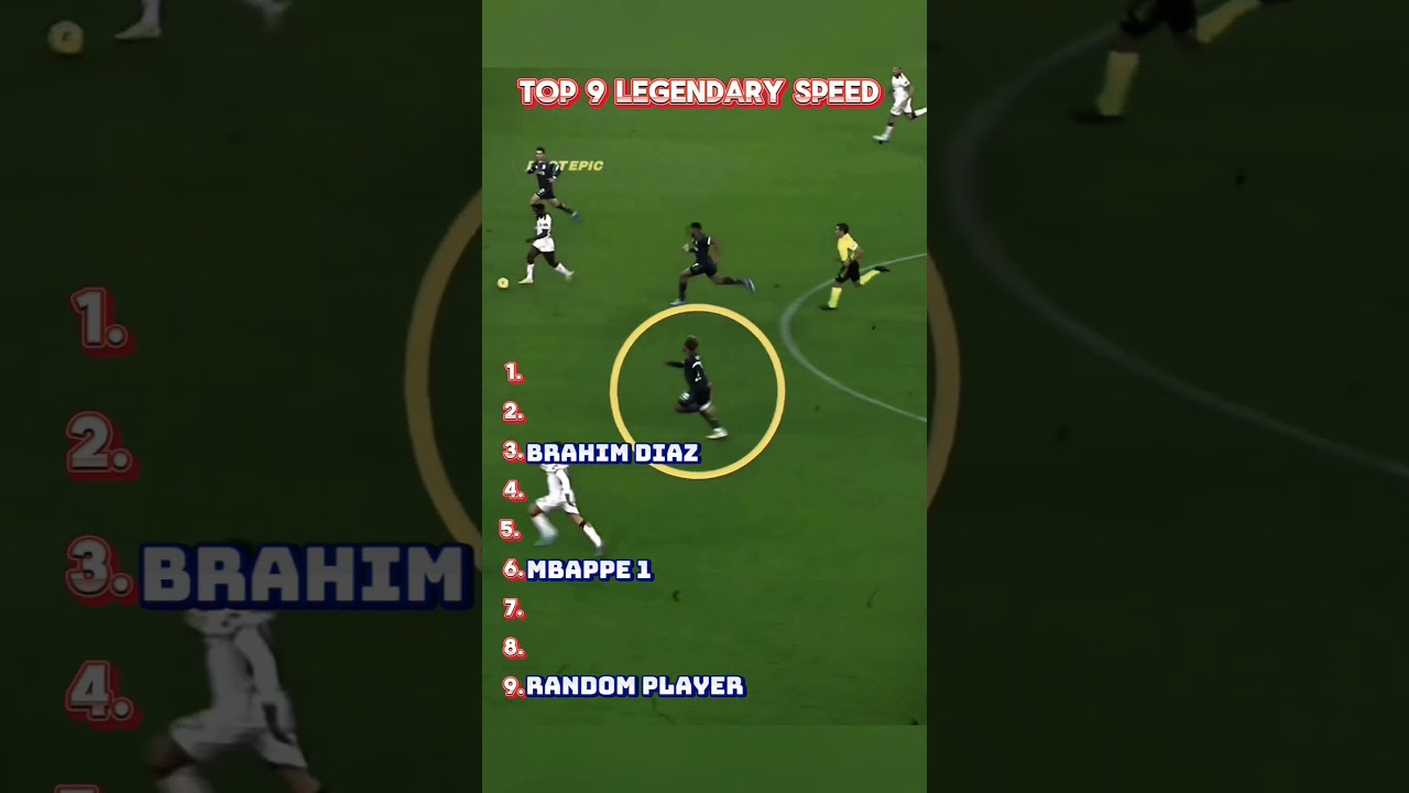 Legendary Speed in football