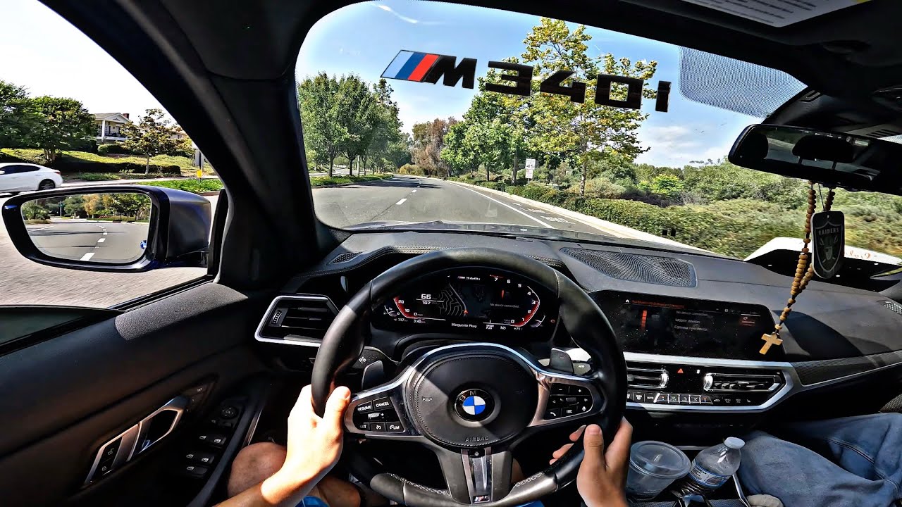 600HP CATLESS DOWNPIPE BMW M340i POV DRIVE