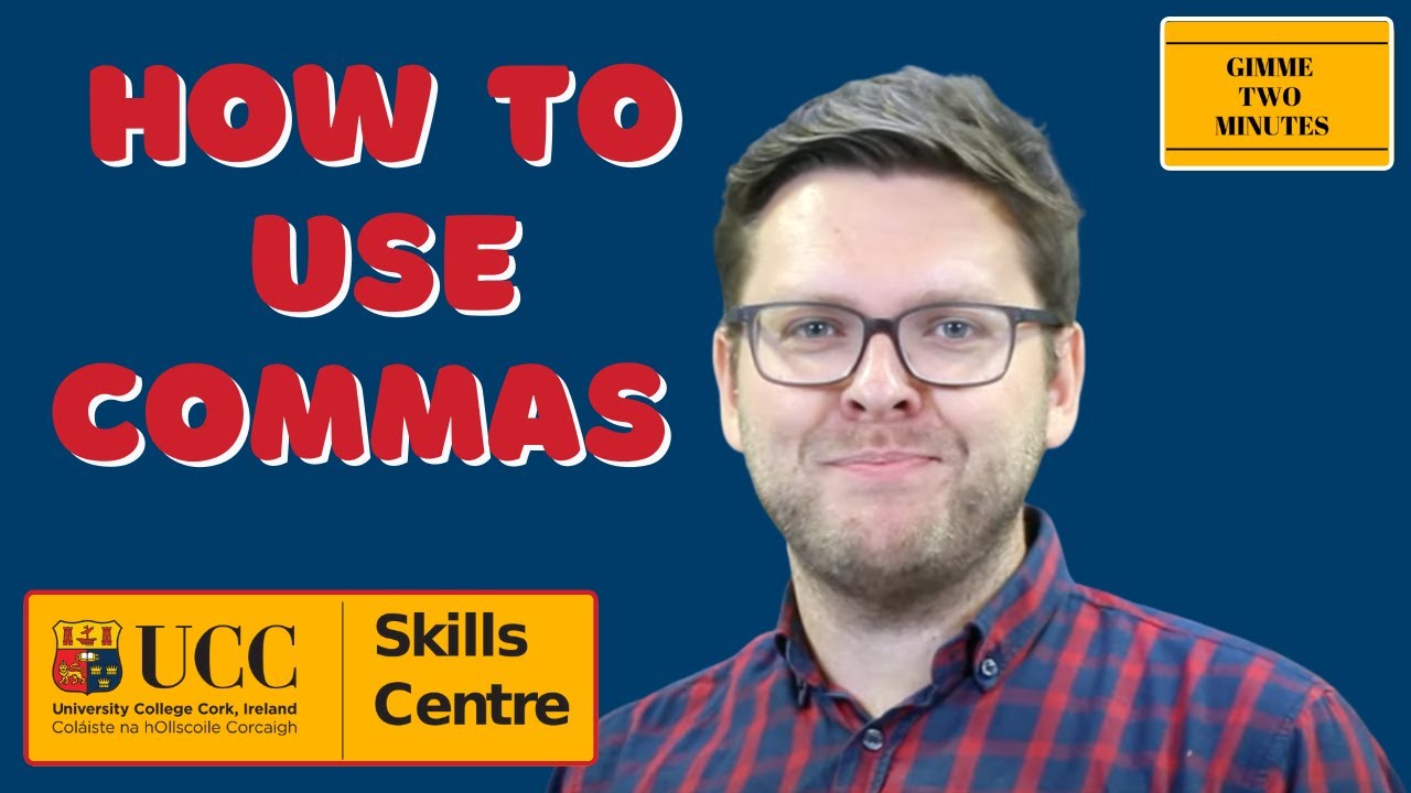 How to use comma's | GIMME TWO MINUTES