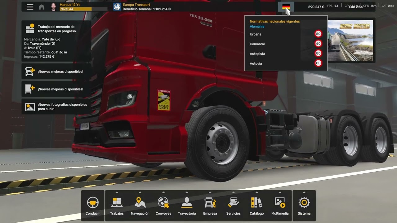 Travemunde - Ivalo Ets2 100% del mapa #68