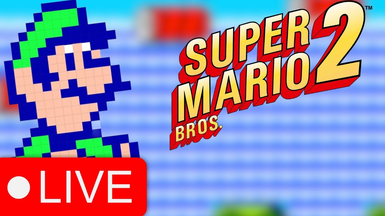 COM PLACA DE CAPTURA | Super Mario Bros 2 Gameplay Direto do Console ! #supermariobros2 #nintedo