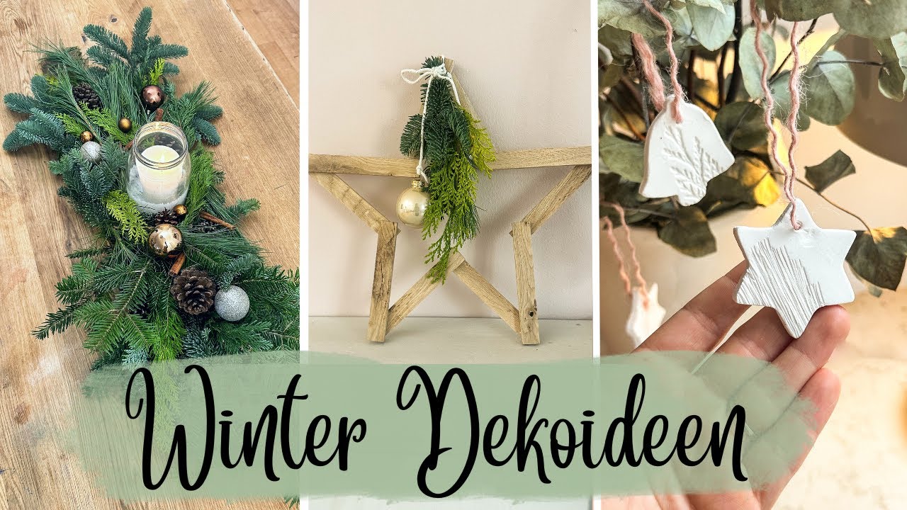 DIY WEIHNACHTSDEKO 2022 | Stilvolle Winterdeko selbermachen | Upcycling Inspiration zur Adventszeit