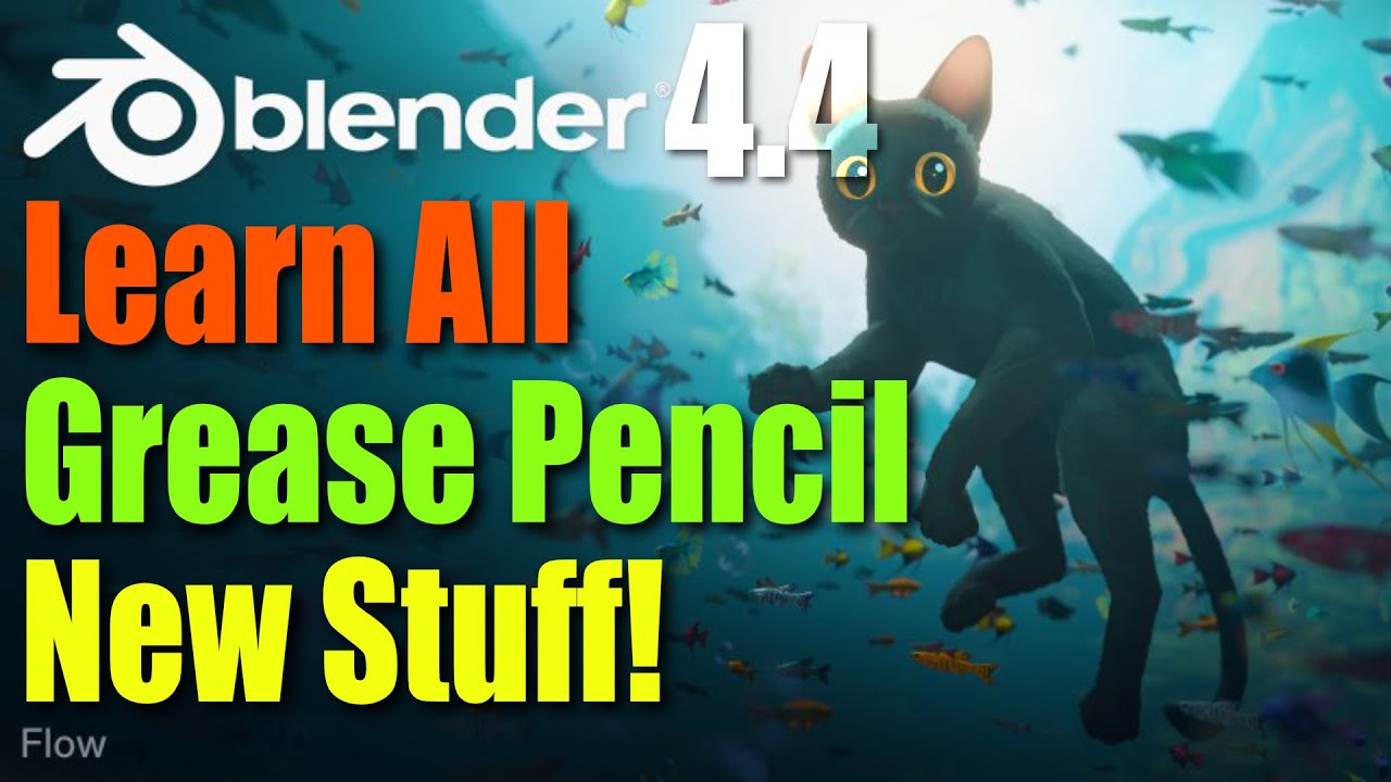 Blender 4.4 Grease Pencil - What's New & What's Back