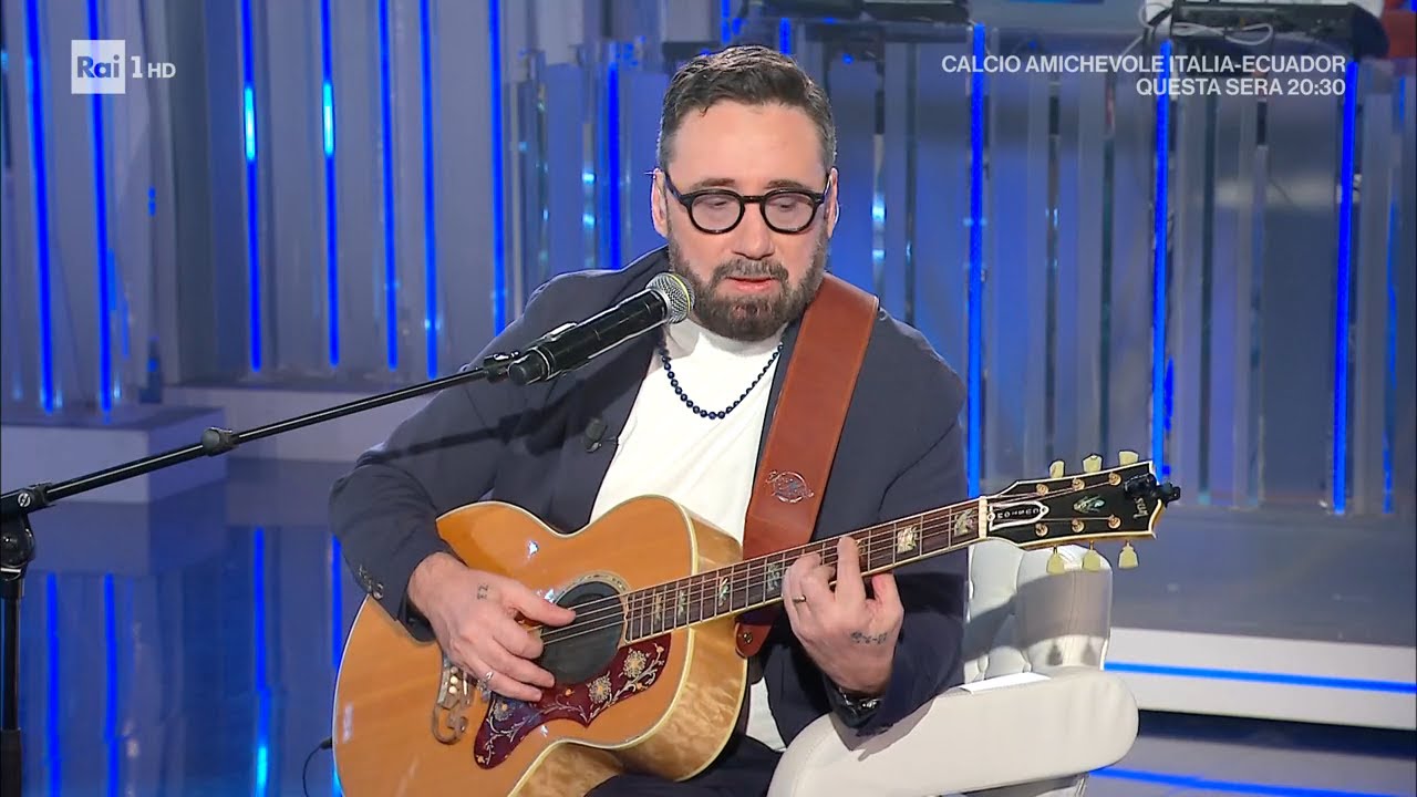 Federico Zampaglione alla chitarra si racconta a Mara Venier - Domenica In 24/03/2024