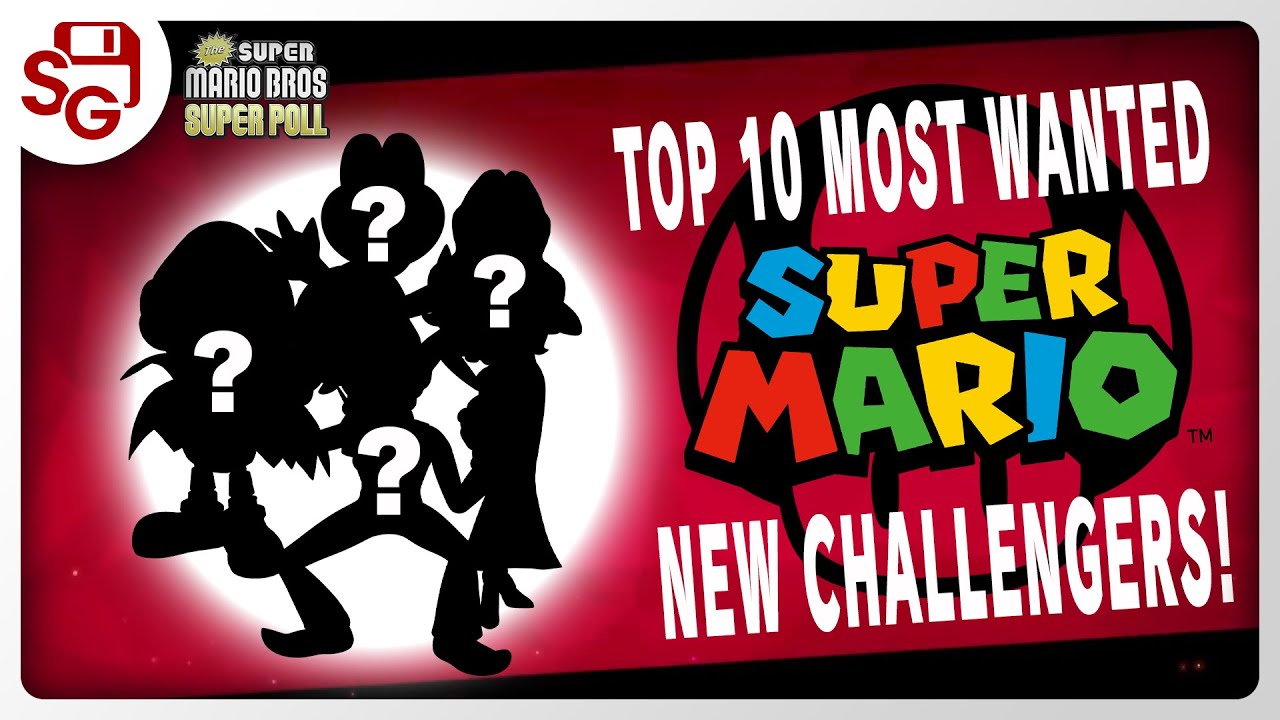 10 самых востребованных персонажей Супер Марио для Super Smash Bros.!