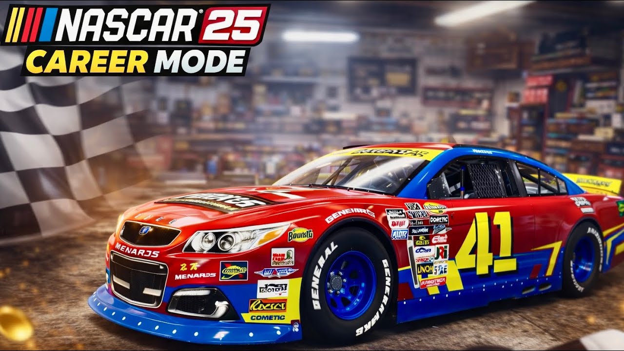 LIVE🔴 Nascar 25 Career Mode First Season