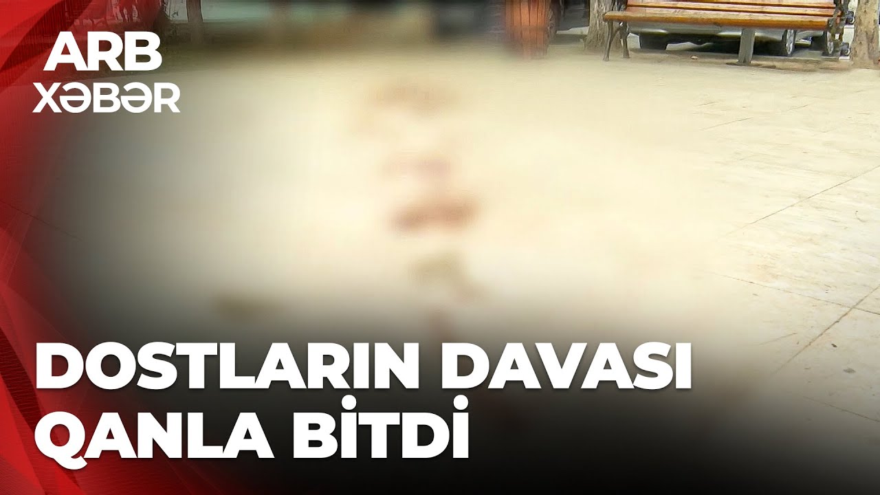 ARB XƏBƏR - Xırdalan parkında bı&ccedil;aqlanma - Borcunu istəyirdi, canını aldı