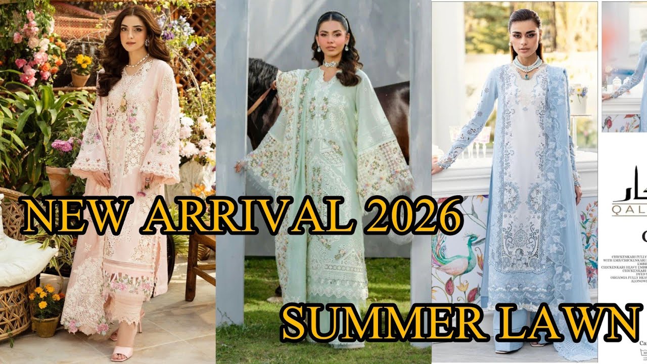 New Arrival Hit Brands 2026 | Latest Lawn & Luxury Dresses | Unstitched Lawn Suits with Prices