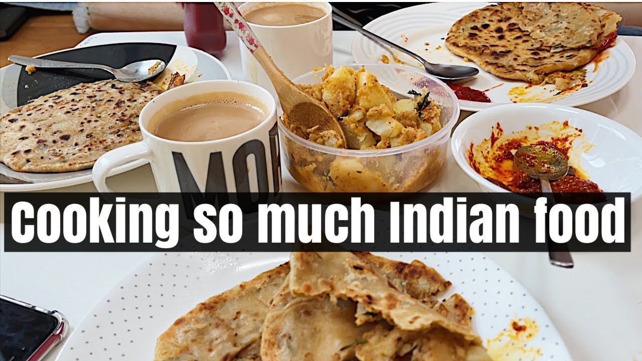 Cooking so much Indian food with Kunzang & Natalia😄
