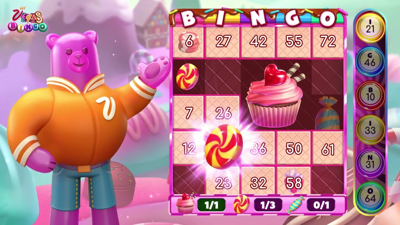 Sweet Surprises Await: myVEGAS Bingo Presents Secret Sweets & Gummy Bear Big Cards!