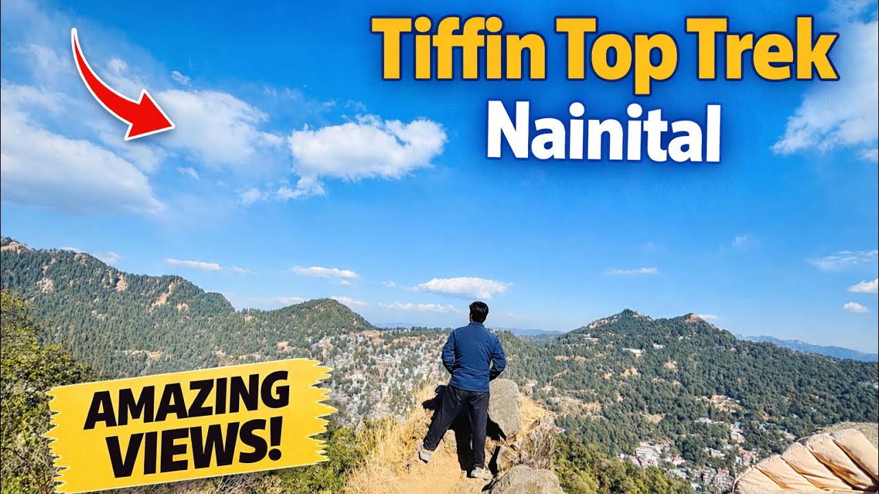 Tiffin Top Trek Nainital | Snow View Point Hike | Solo Trek Vlog
