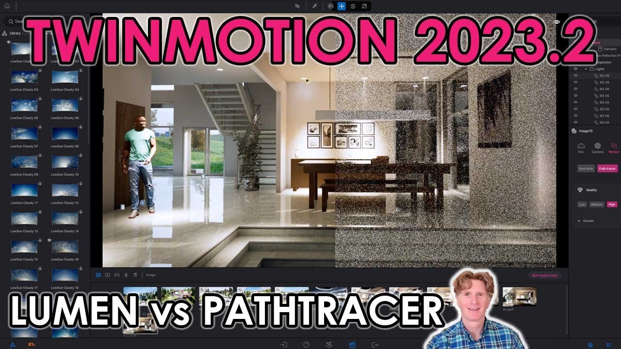 Exploring the Impressive Real-Time Lighting of Twinmotion 2023.2: Lumen vs Pathracer