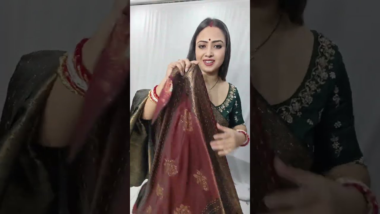 Tanabana pashmina 2899/whatsapp👉 8100732795 #saree #onlineshopping #sareefashion #sareevlog #viral 