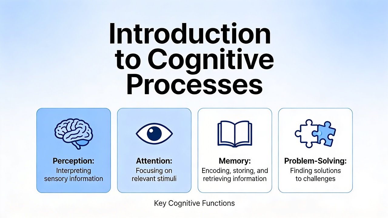 Understanding the Mind - Introduction to Cognitive Processes (9 Minutes)
