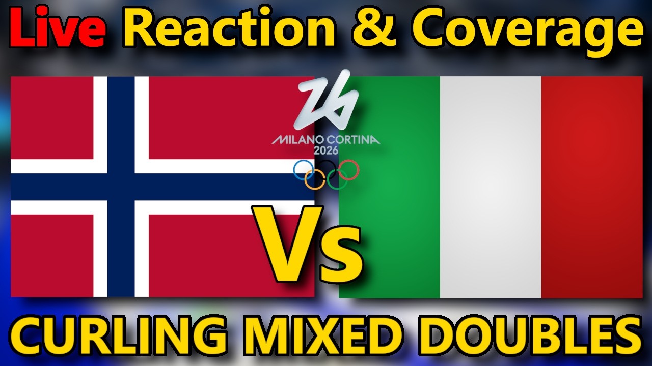 Norway vs Italy LIVE | 2026 Winter Olympics Mixed Doubles Curling Watch Party