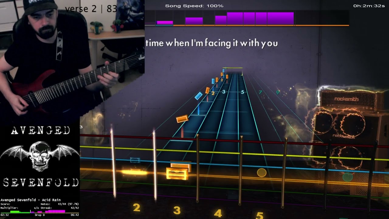 Avenged Sevenfold - Acid Rain - 89.92% - Rocksmith - Guitar Lead