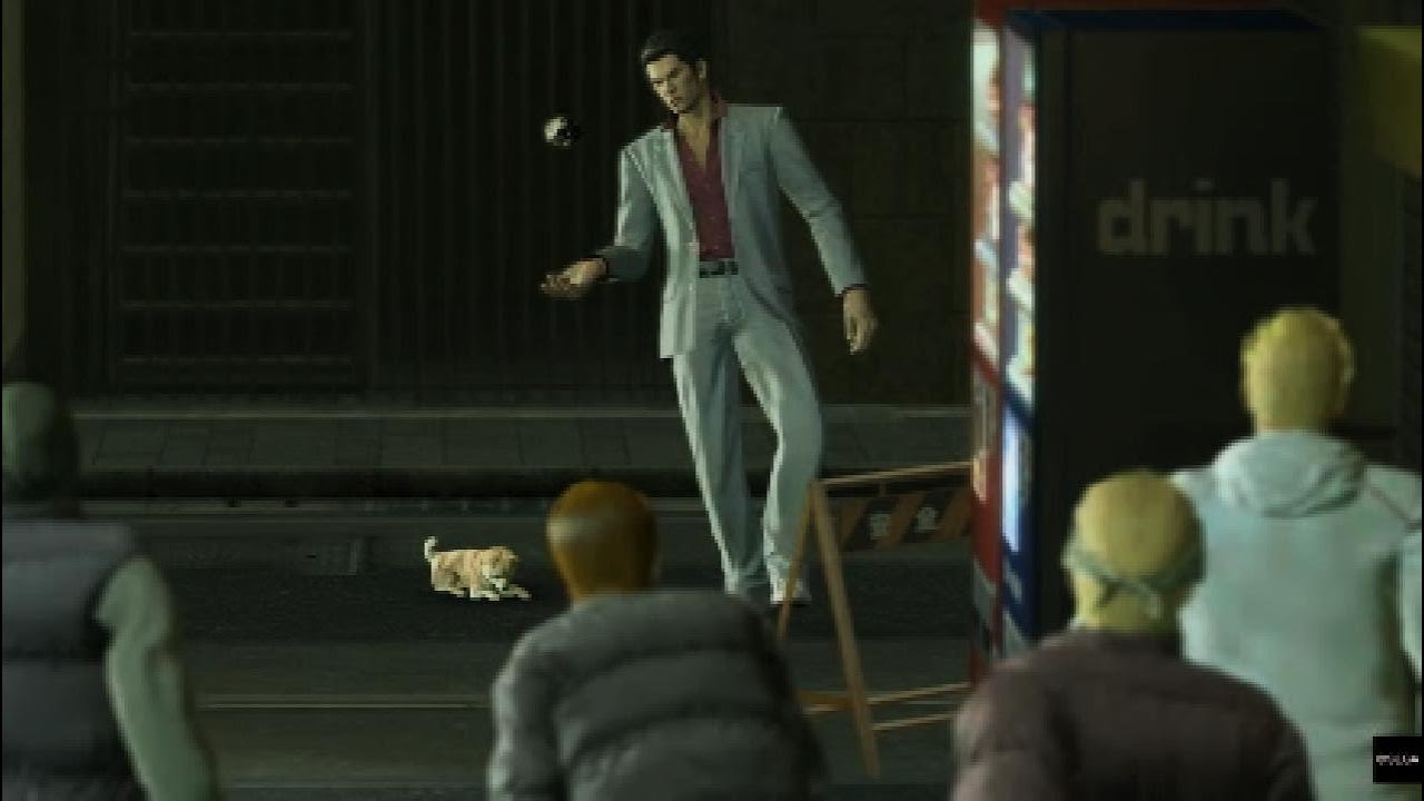 3x rounds no damage YAKUZA kiwami kiryu vs dog abuses punks gang