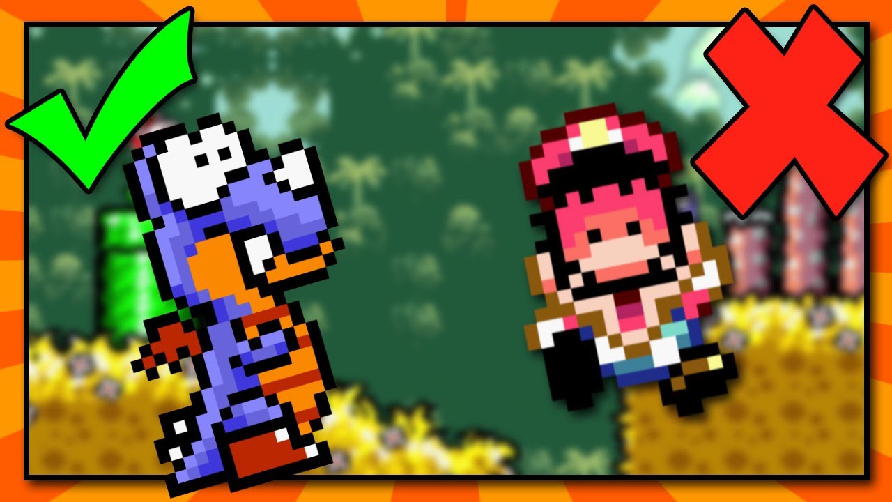 Play as Rex in this Super Mario World Rom Hack!