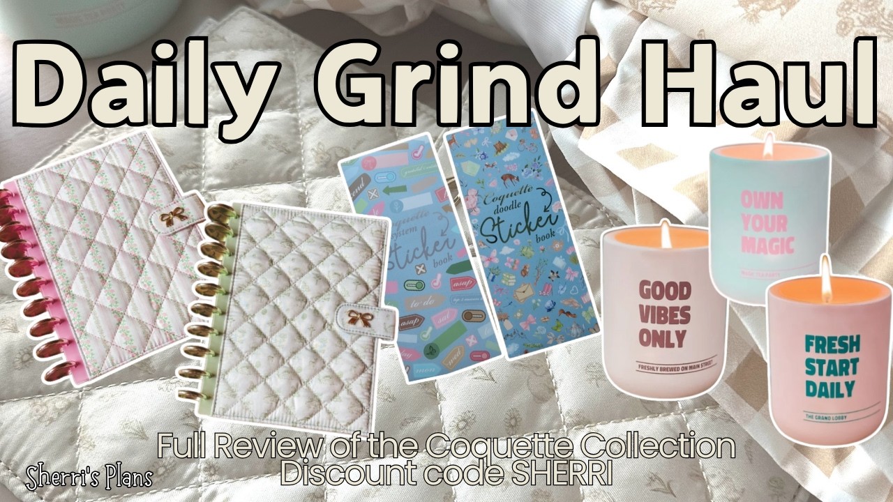 The Daily Grind Coquette Collection | Full collection haul | Discount code SHERRI