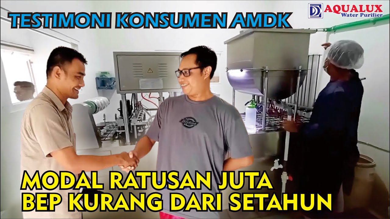 Testimoni Hasil Pemasangan Mesin AMDK Cup 4 Line Montela Pati by Aqualux Water Purifier