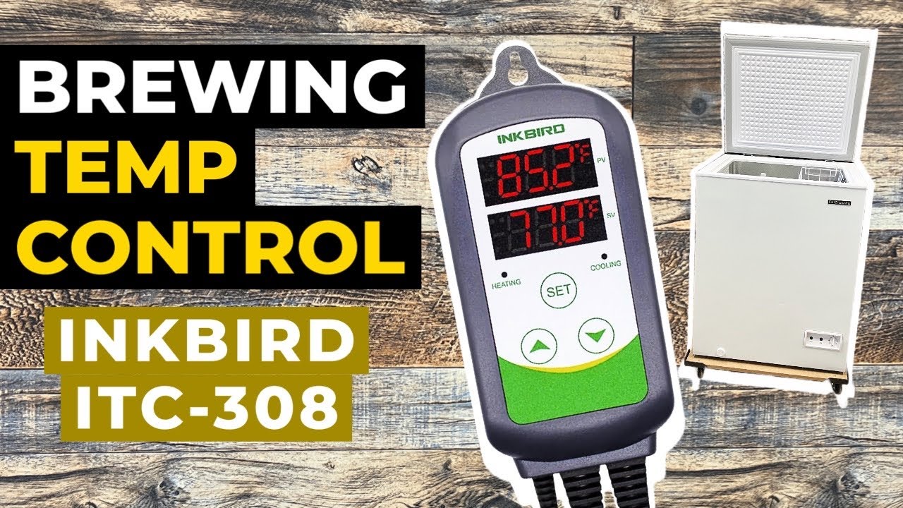 How to Build a Fermentation Chamber [ INKBIRD ITC-308 ] #temperaturecontrol #homebrewing