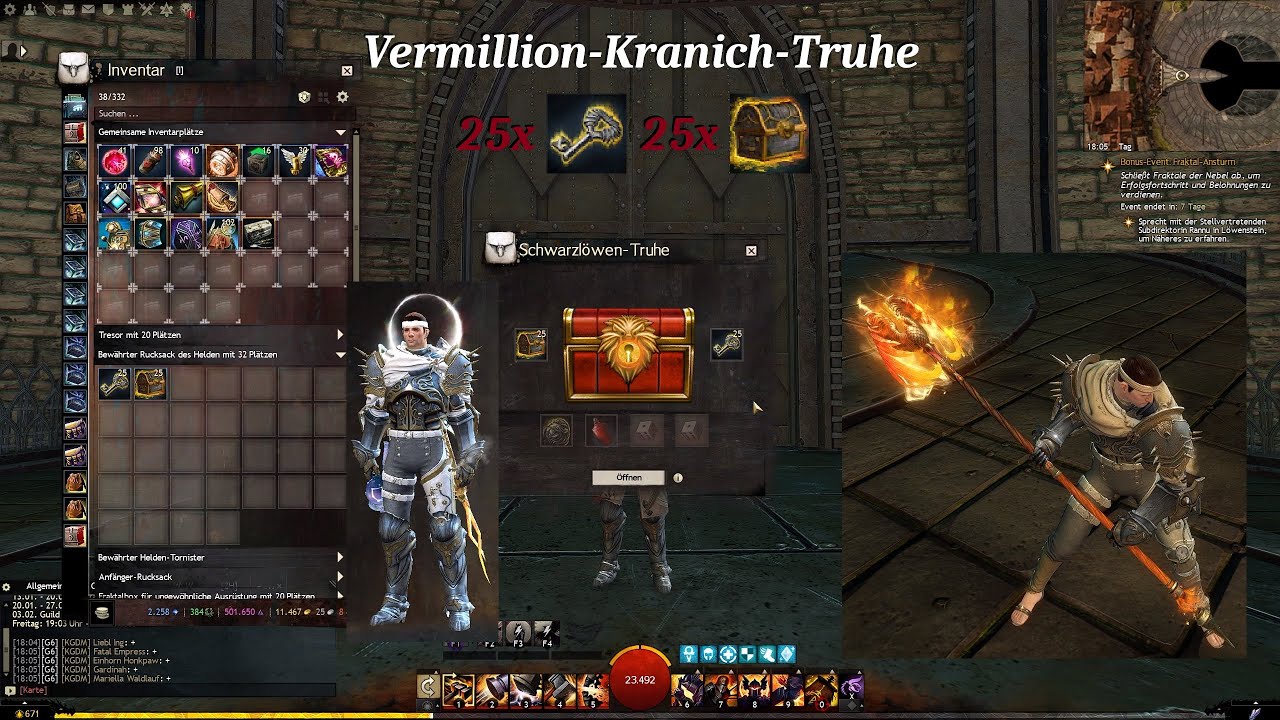 Guild Wars 2 - Vermillion-Kranich-Truhe