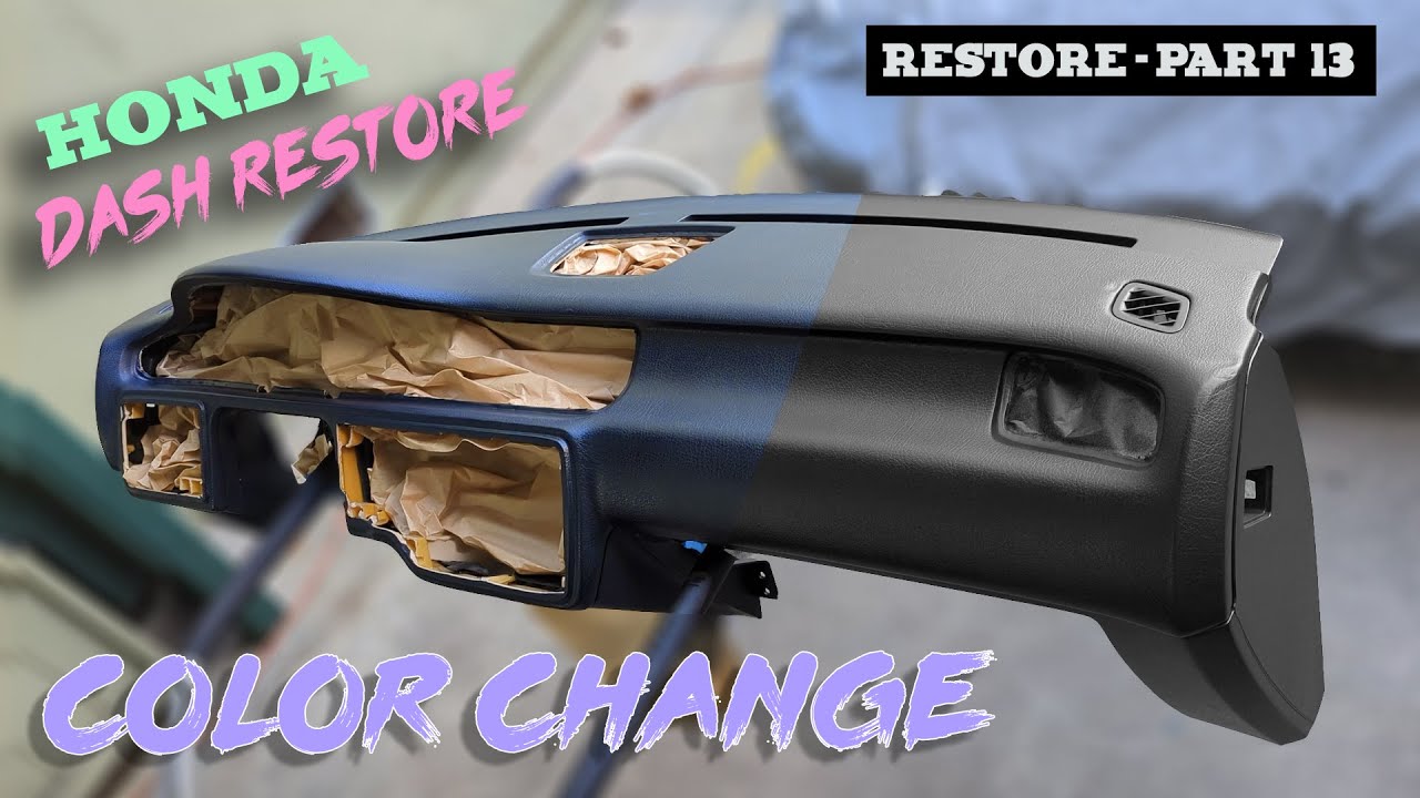 Honda Civic Hatchback - Part 13 - Dash restore and color change - Make it So
