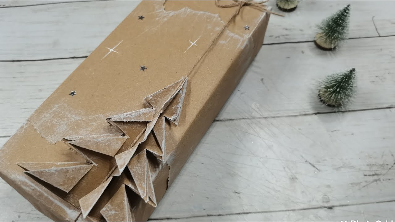 Balení dárků  Nápady na vánoční dárkové balení a vánoční stromeček Origami